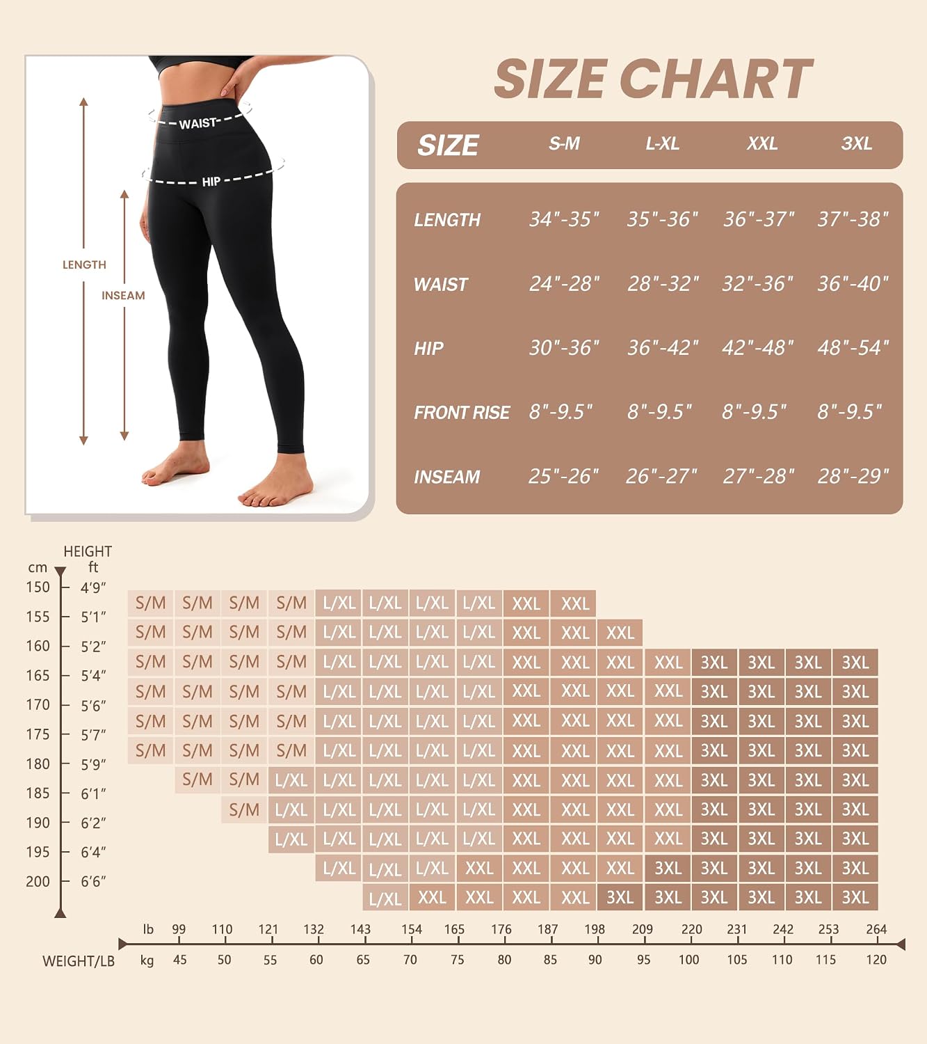 Thumbnail 5 de VALANDY Creamlush High-Waisted Leggings 4 pack