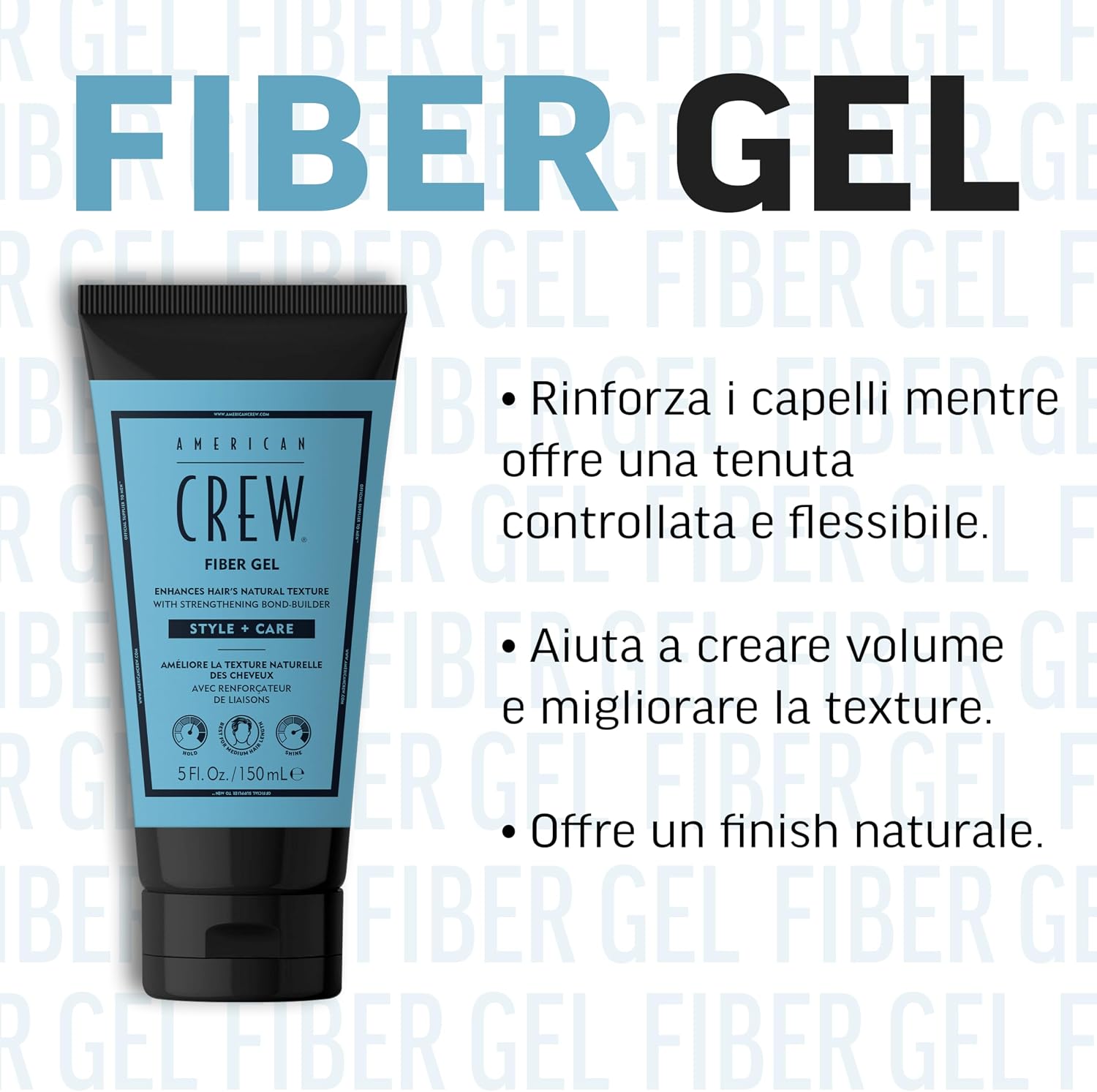 Thumbnail 1 de American Crew Fiber Gel 150 ml