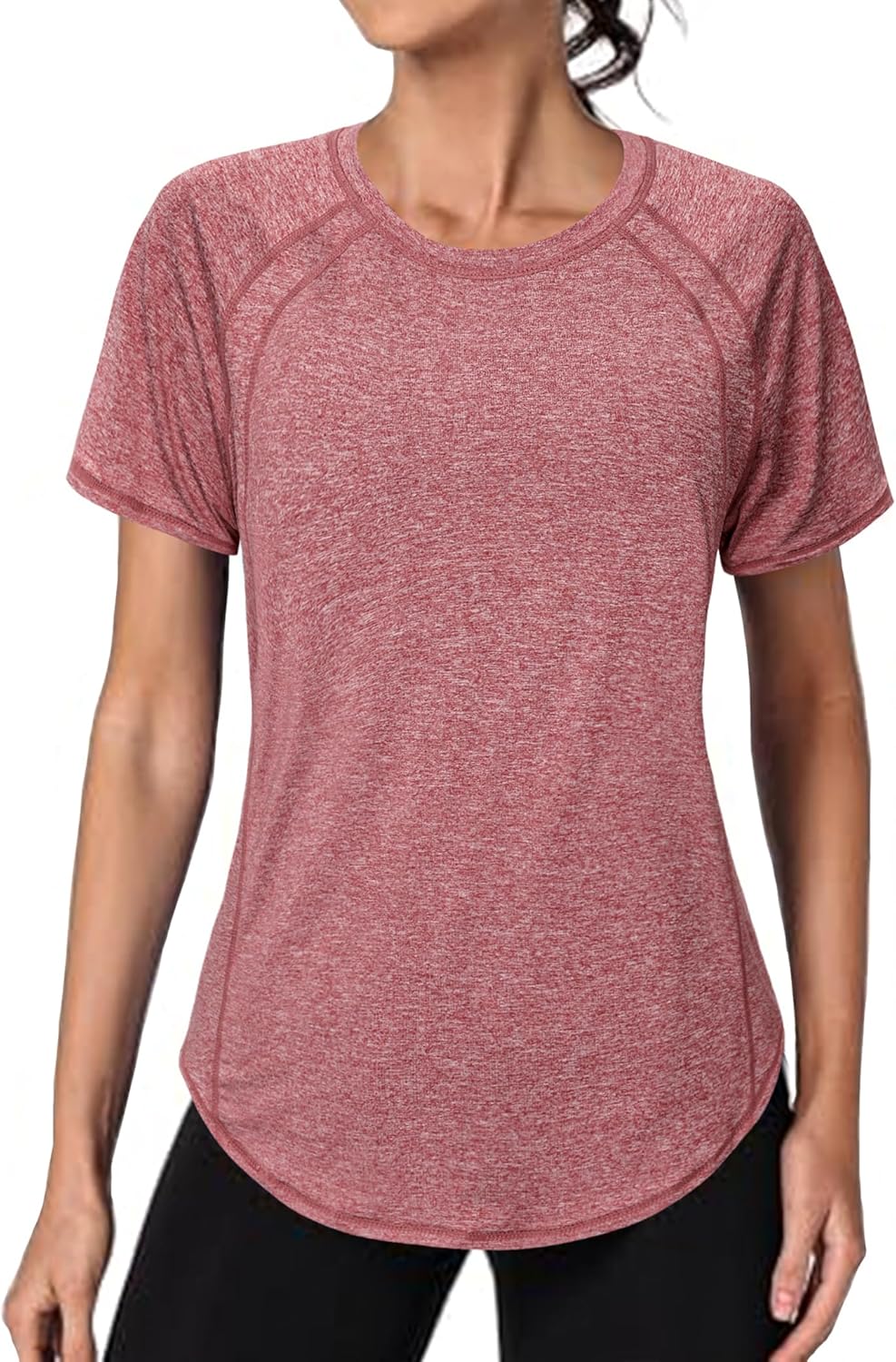 Thumbnail 1 de Gyabnw Tee Shirt Sport Femme à manches courtes – séchage rapide pour yoga, fitness et jogging