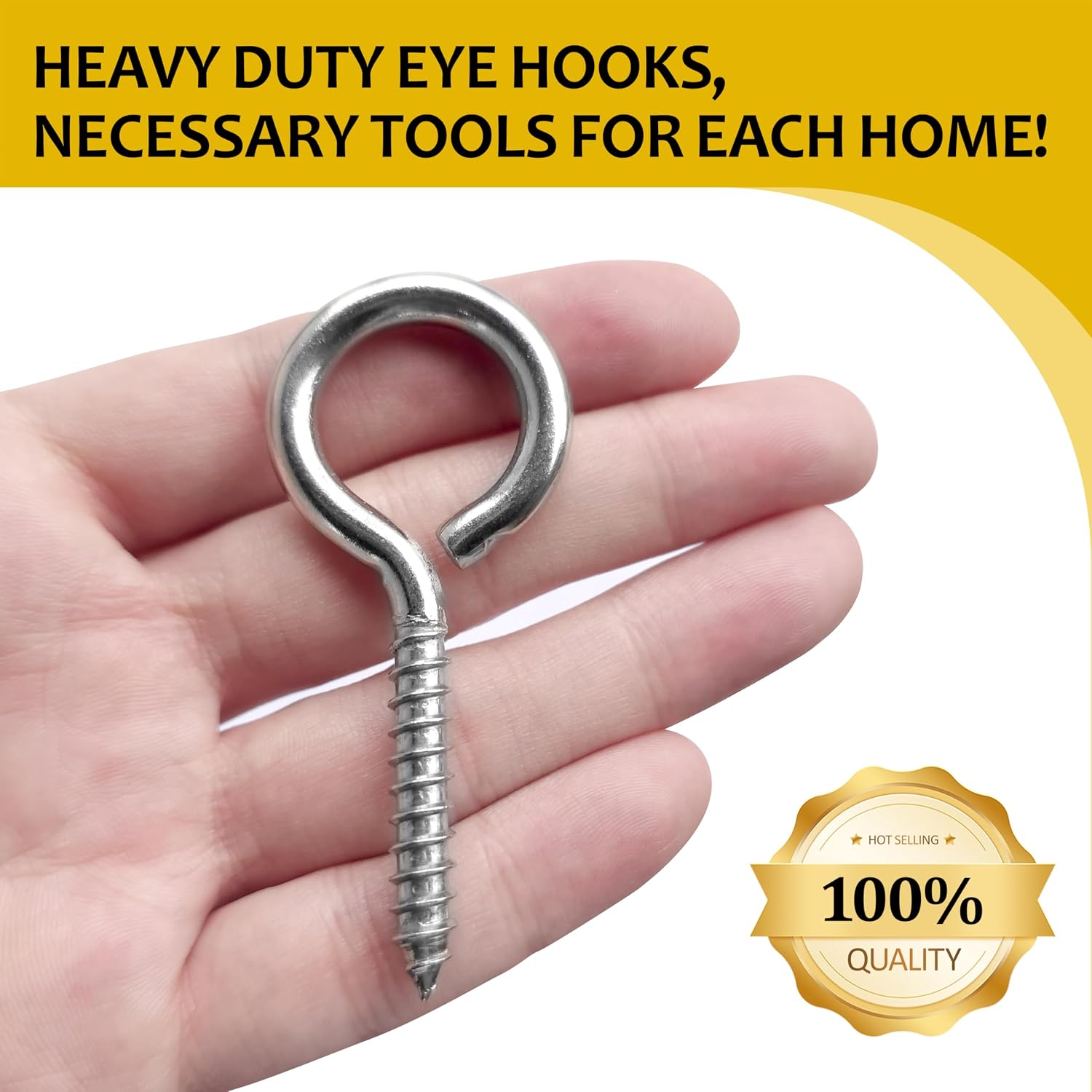 Detalle 2 de HXLPAY Eye Hooks in 304 Stainless Steel