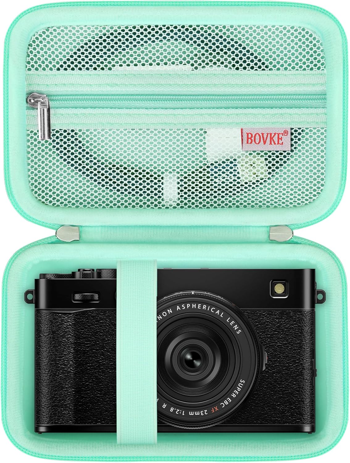 Detalle de BOVKE carrying case for Fujifilm X100V
