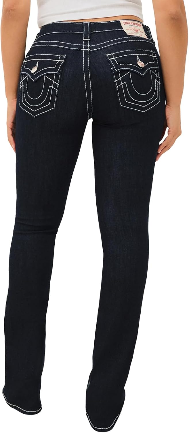 Detalle 2 de True Religion Women's Becca Mr Boot Cut Flap Jeans