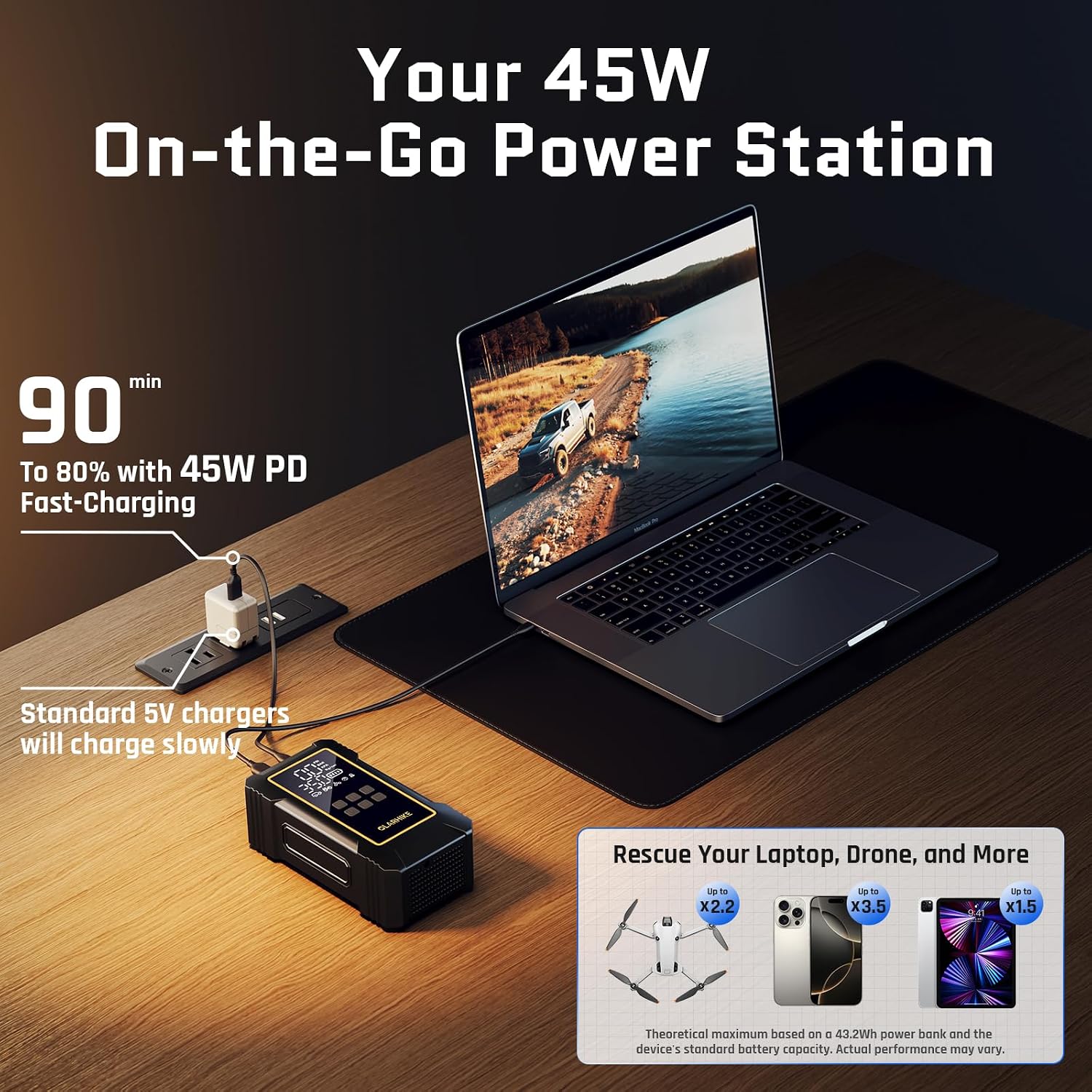 Thumbnail 6 de OlarHike Powerful 12000mAh Tire Inflator 150PSI
