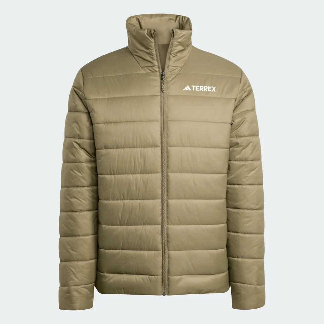 Detalle 2 de Chaqueta aislante Terrex Multi Essentials de Adidas (Verde) – comodidad para outdoor