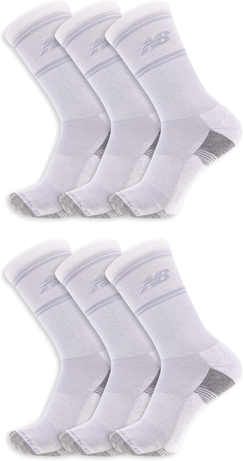 Thumbnail 6 de New Balance Performance Cushioned Crew Socks – Mixte, 6 ou 12 paires