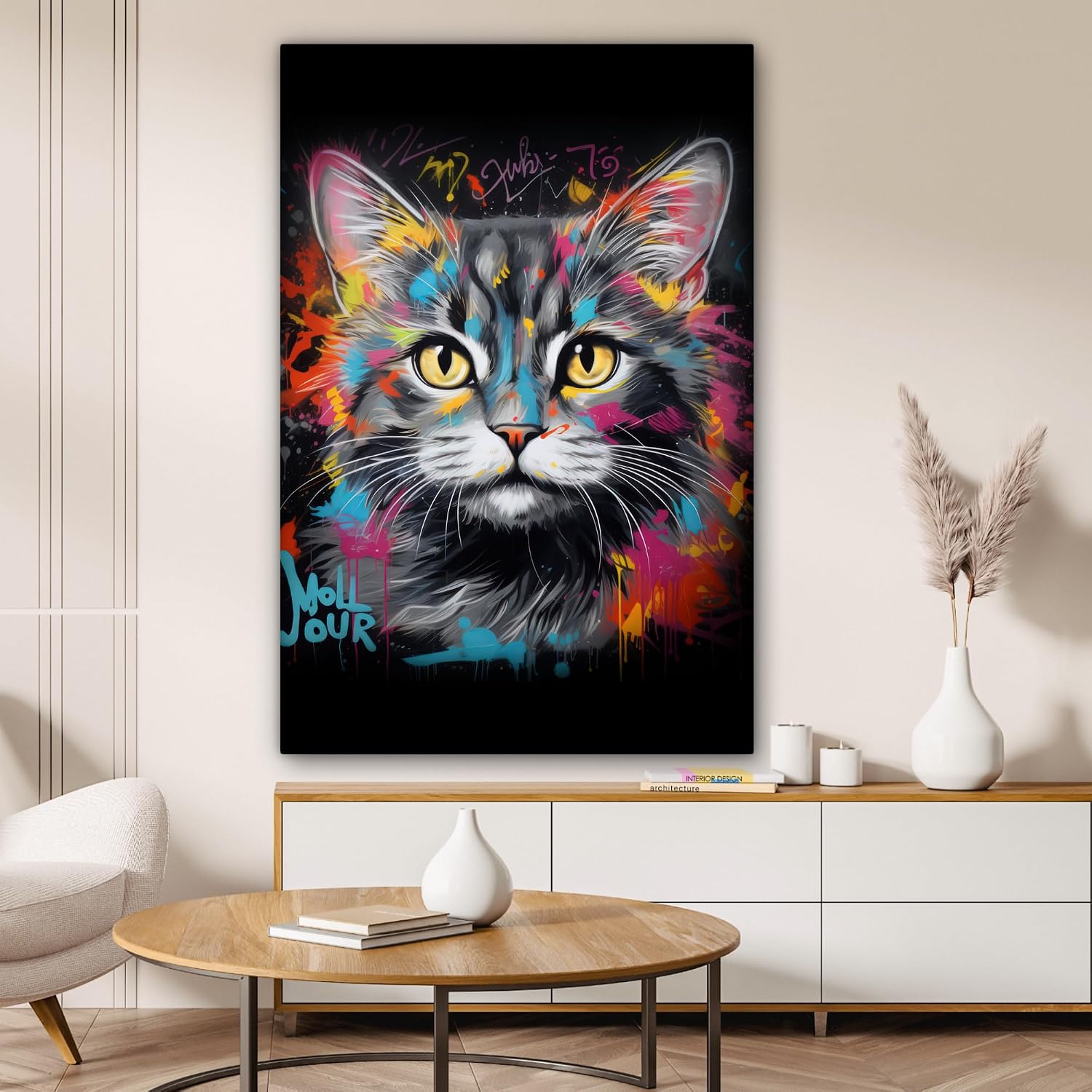 Thumbnail 5 de MuchoWow Impression sur Toile 80x120 cm