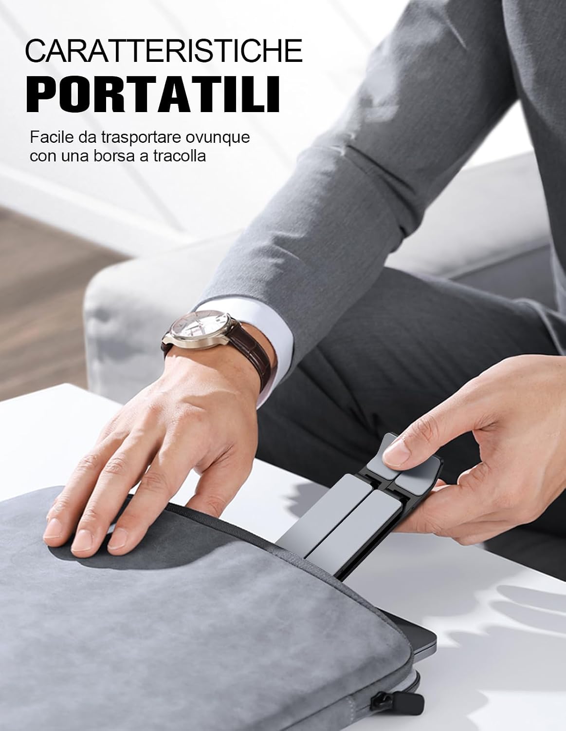 Detalle 2 de Babacom Supporto PC Portatile 5 livelli