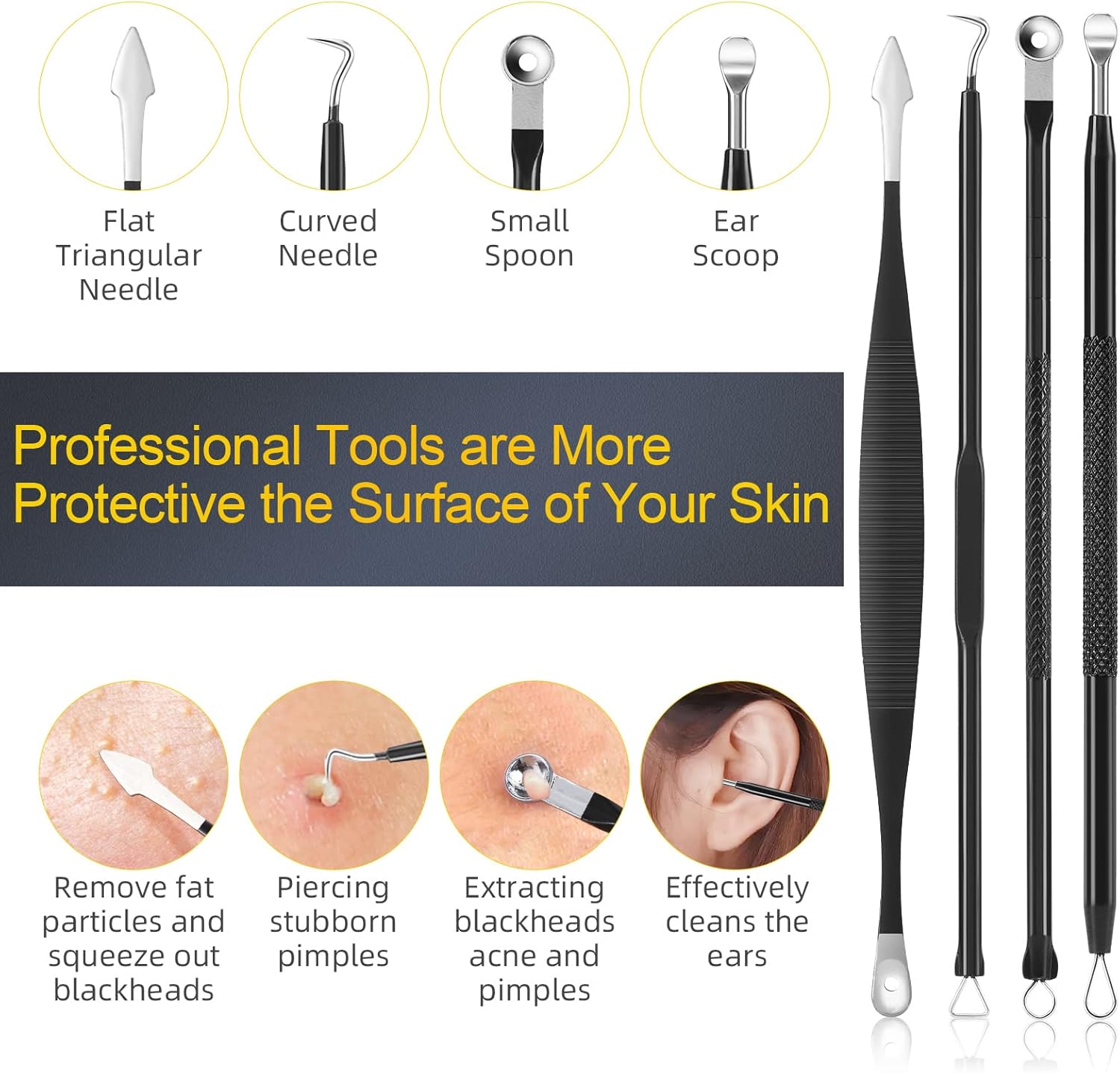 Detalle de IUMAKEVP 15-piece blackhead extractor kit