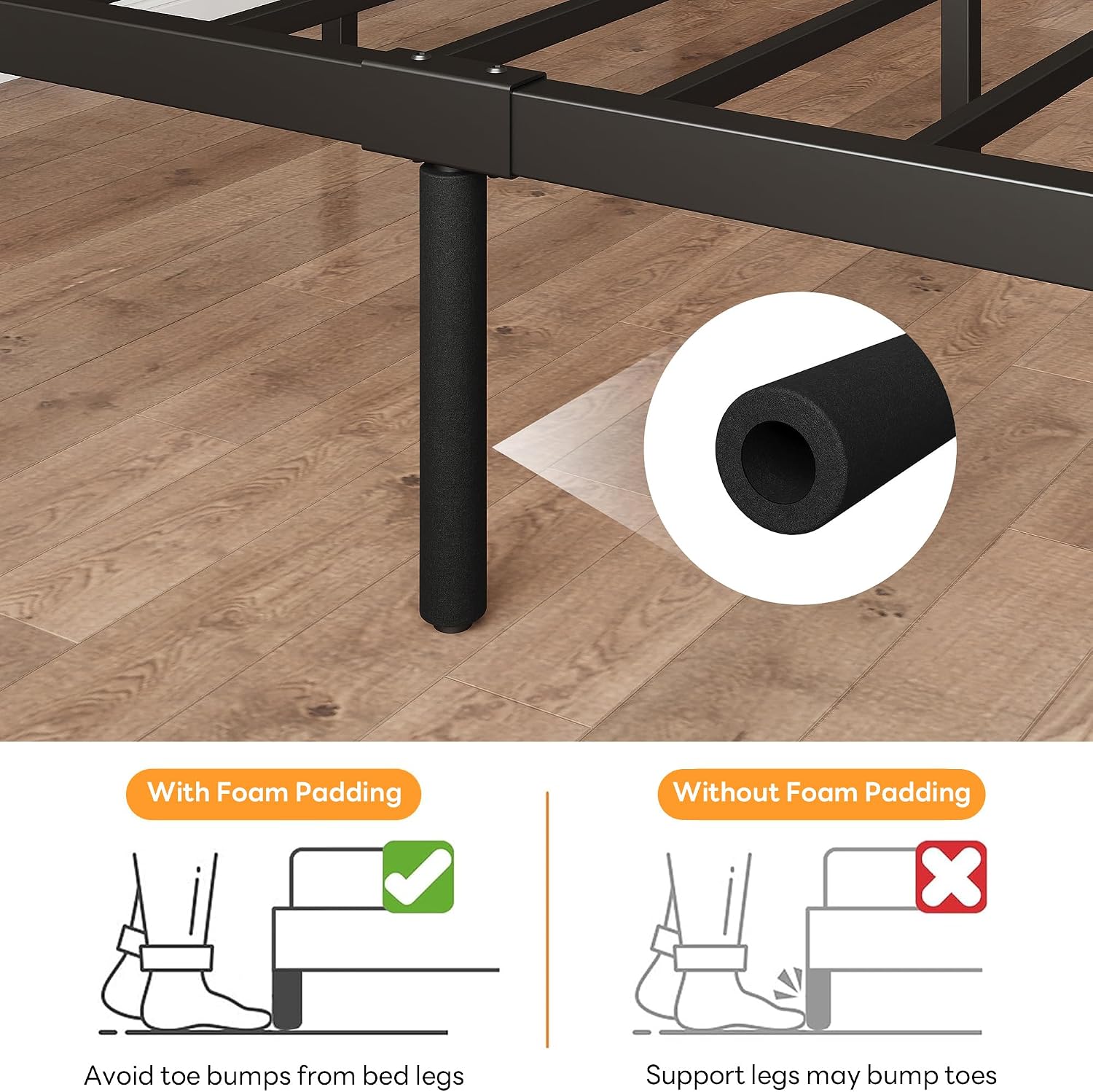 Thumbnail 3 de LIKIMIO Queen Bed Frame