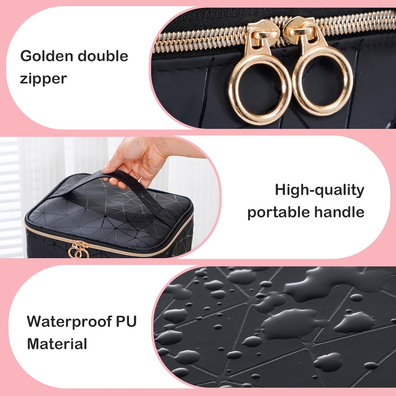 Detalle 2 de Uross Nail Polish Organizer Bag 30-bottle