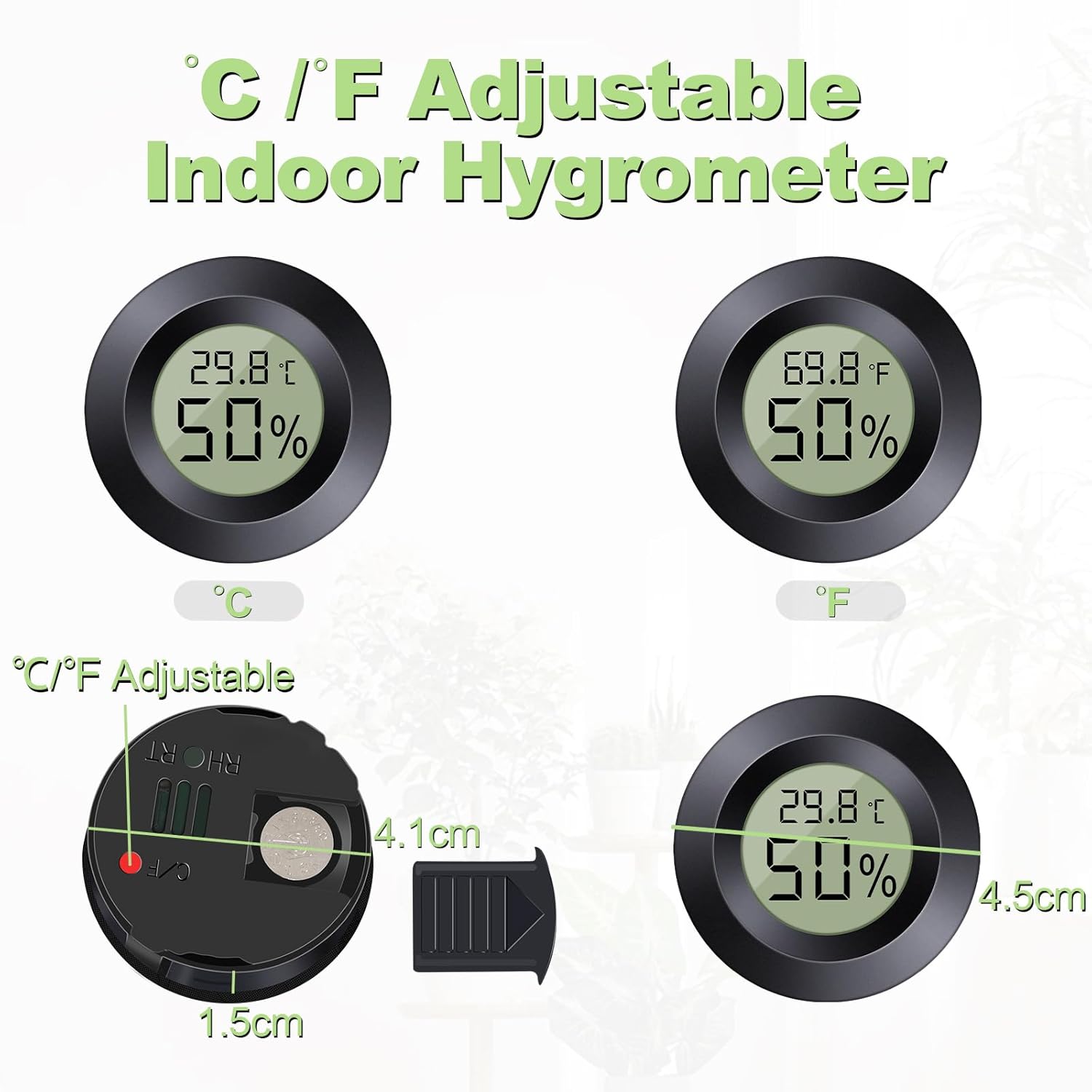 Thumbnail 5 de Dictien Mini Hygrometer Digital 6er-Set 🎛