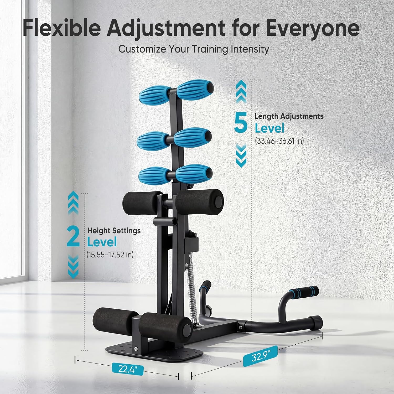 Detalle 2 de KMFurnila Squat Machine, 300 lbs Capacity