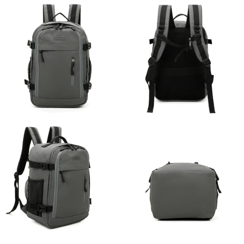 Detalle de RAYKONG Mochila de Cabina Ryanair 40x20x25cm (20L) gris