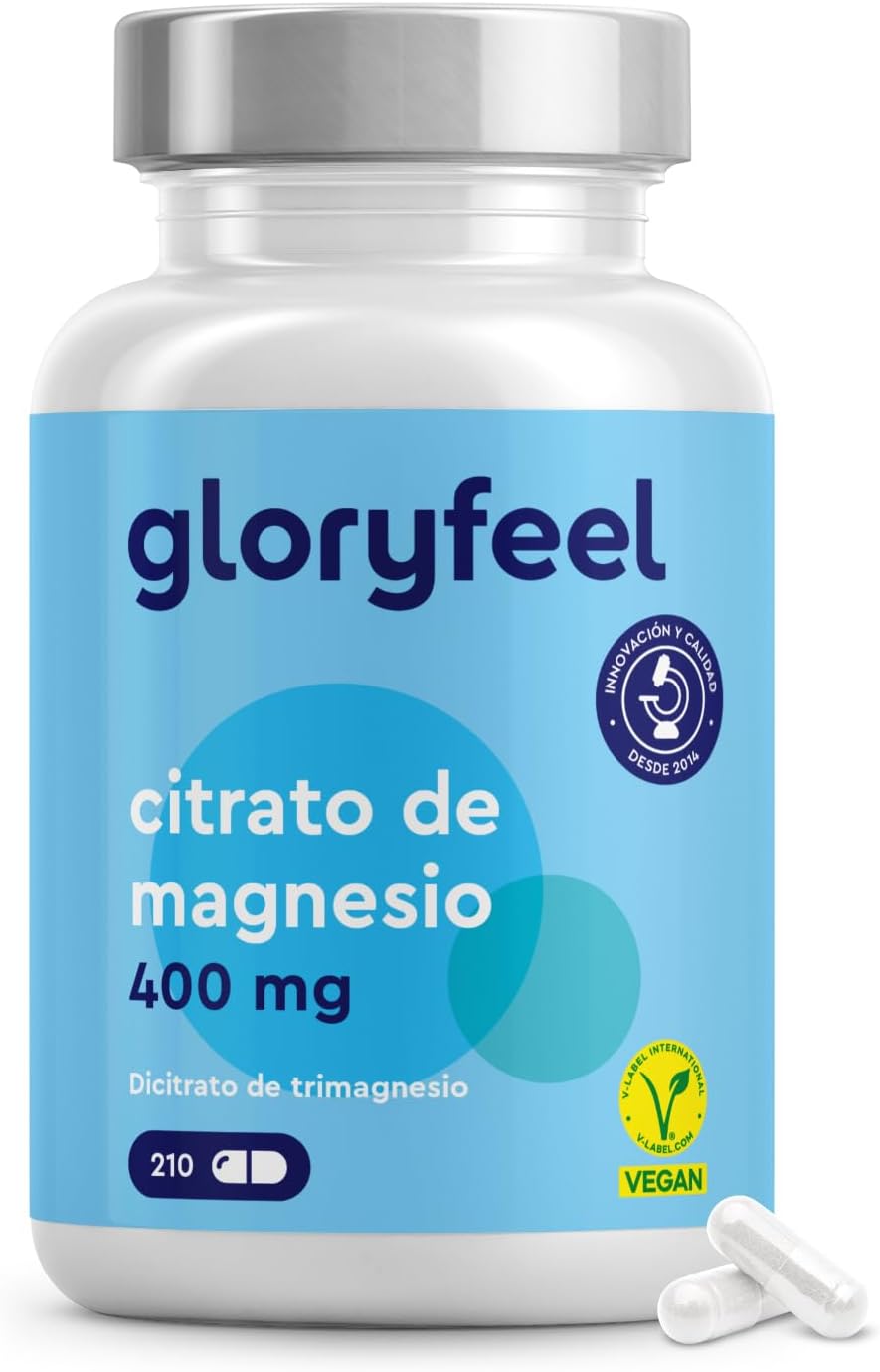 Detalle de Citrato de Magnesio 2500mg 210 cápsulas