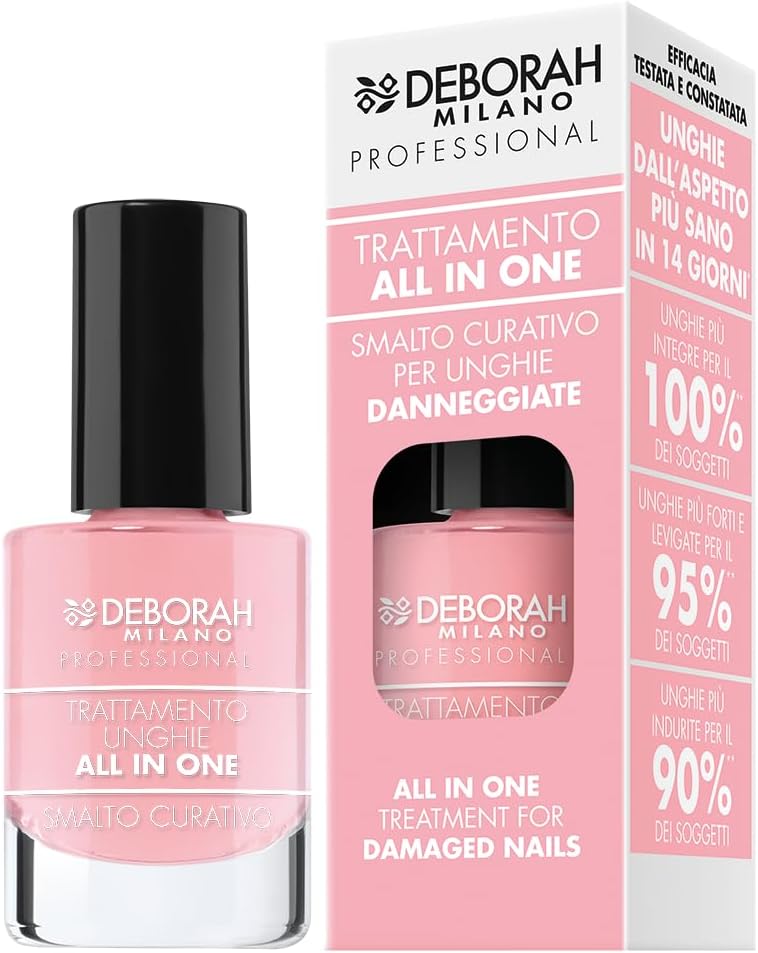 Detalle de Deborah Milano Professional smalto curativo multi-azione per unghie danneggiate, 9,5 ml