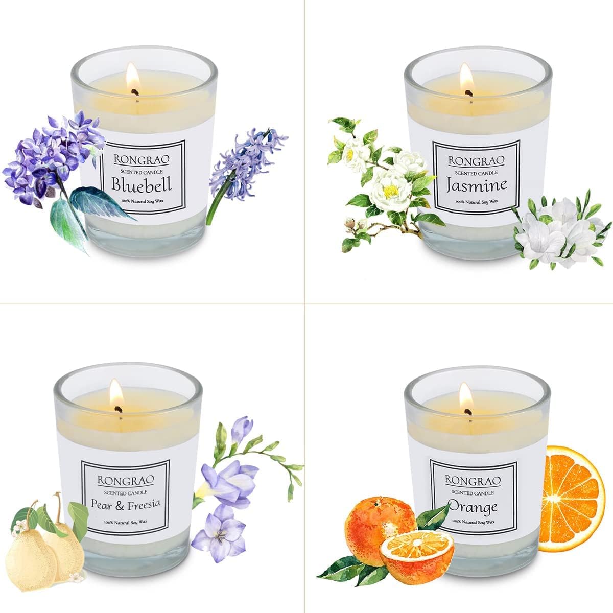 Detalle 1 de Scented Candles Gift Set 155g each