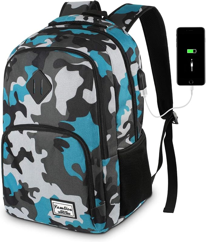 Detalle de YAMTION Mochila 17.3" para escuela, trabajo y viajes