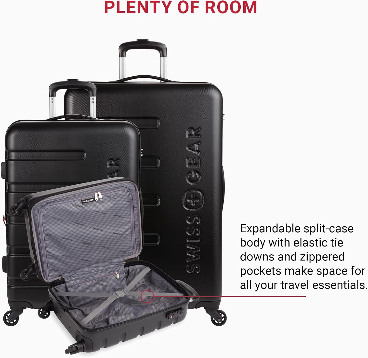 Thumbnail 5 de SwissGear 7366 3-Piece Expandable Luggage Set