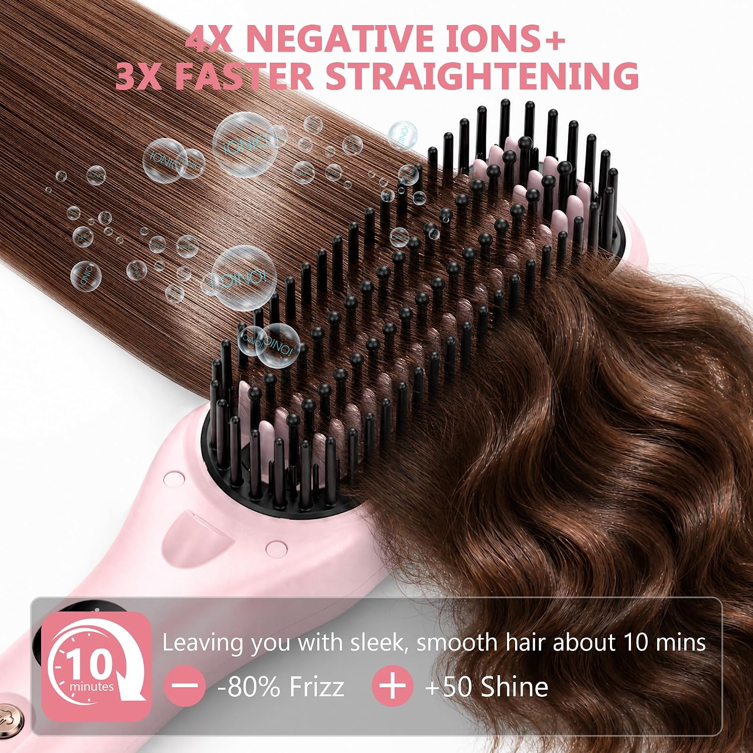 Detalle 2 de VETTH Hair Straightening Brush, Ceramic