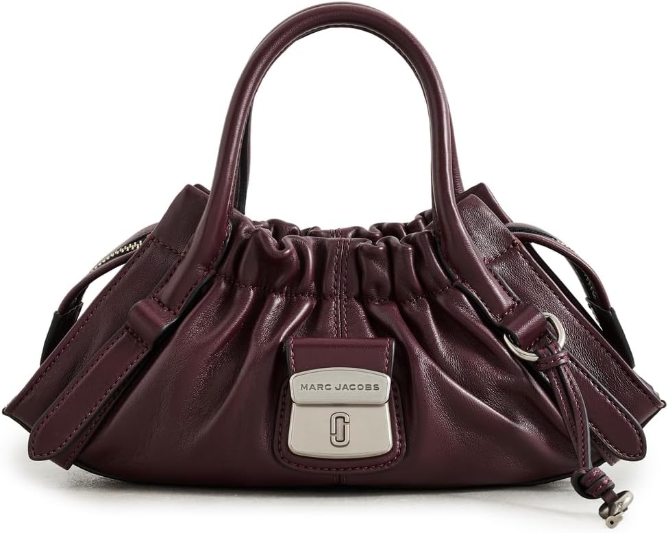 Thumbnail 6 de Marc Jacobs - The Small Satchel, Borsa Donna in Pelle Nappa con Dettagli Scrunch e Doppia Zip