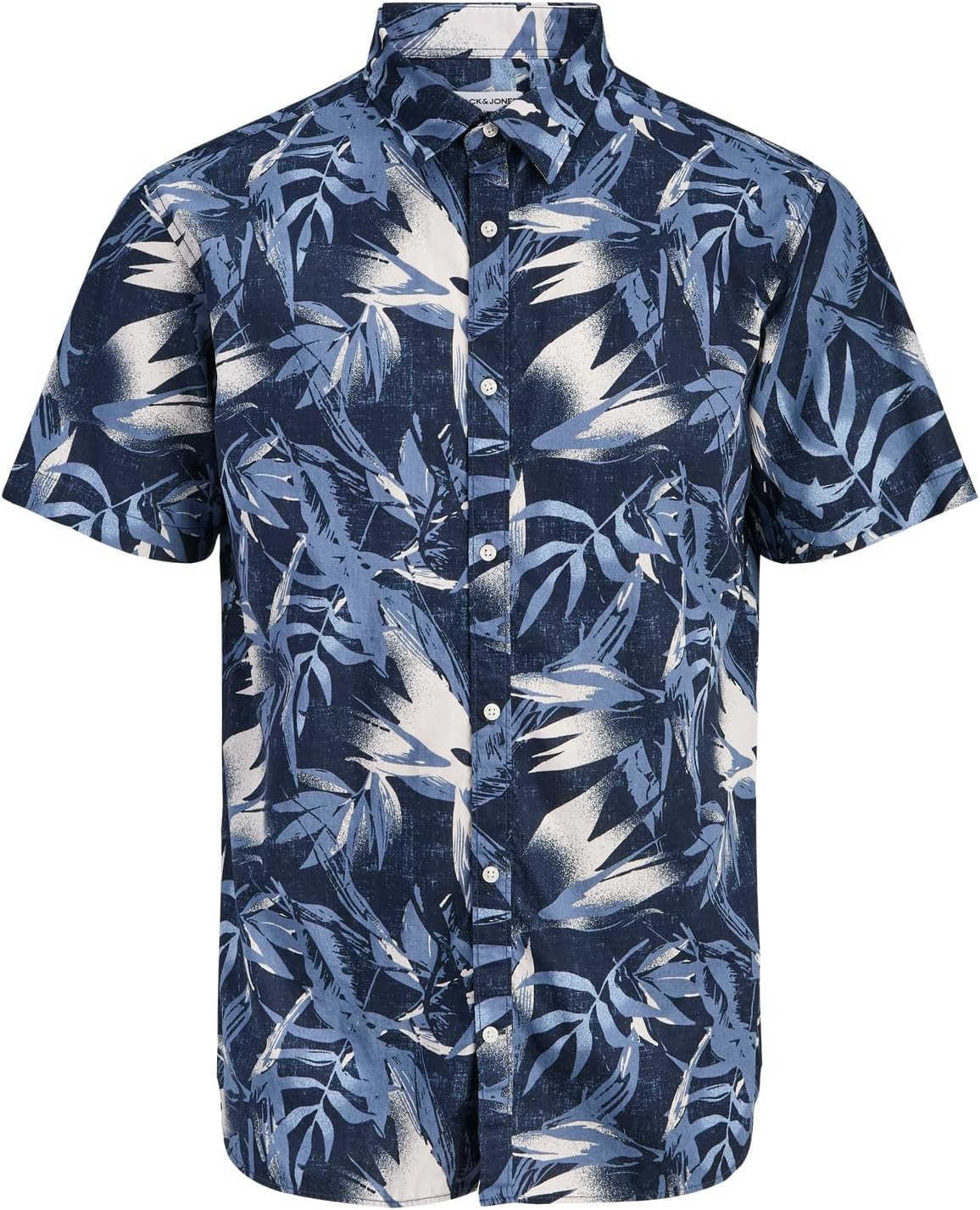 Detalle de JACK & JONES Jjhonolulu AOP Shirt SS Jnr Jjhonolulu – Camicia AOP a maniche corte per ragazzi