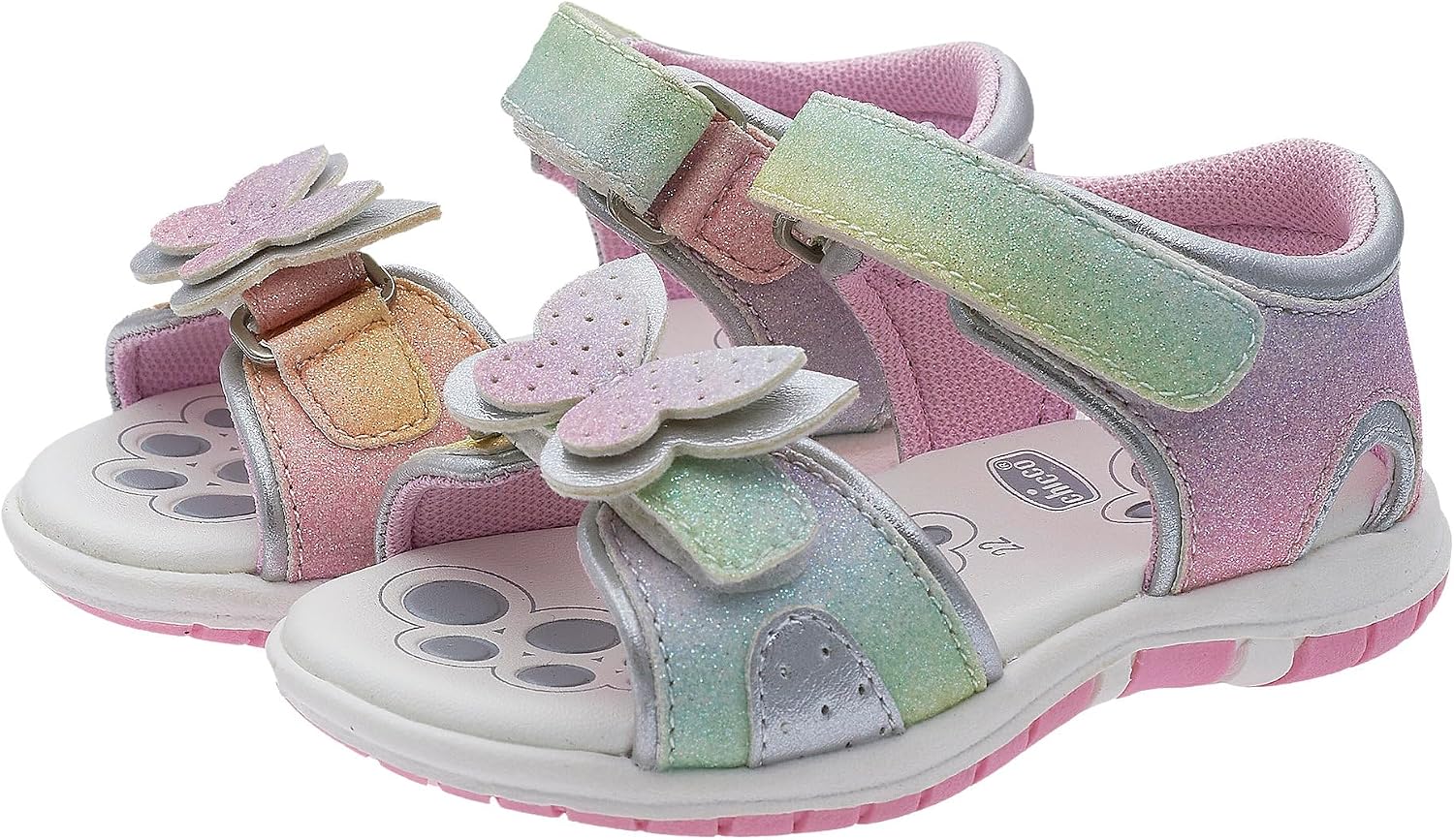 Detalle de Chicco Sandali Bambina con Chiusura Doppio Strappo – Comfort e stile per ogni occasione