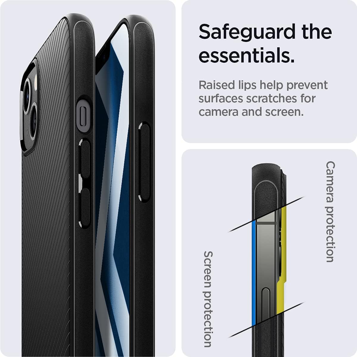 Detalle de Spigen Mag Armor Magfit coque pour iPhone 13 mini compatible MagSafe – Noir mat