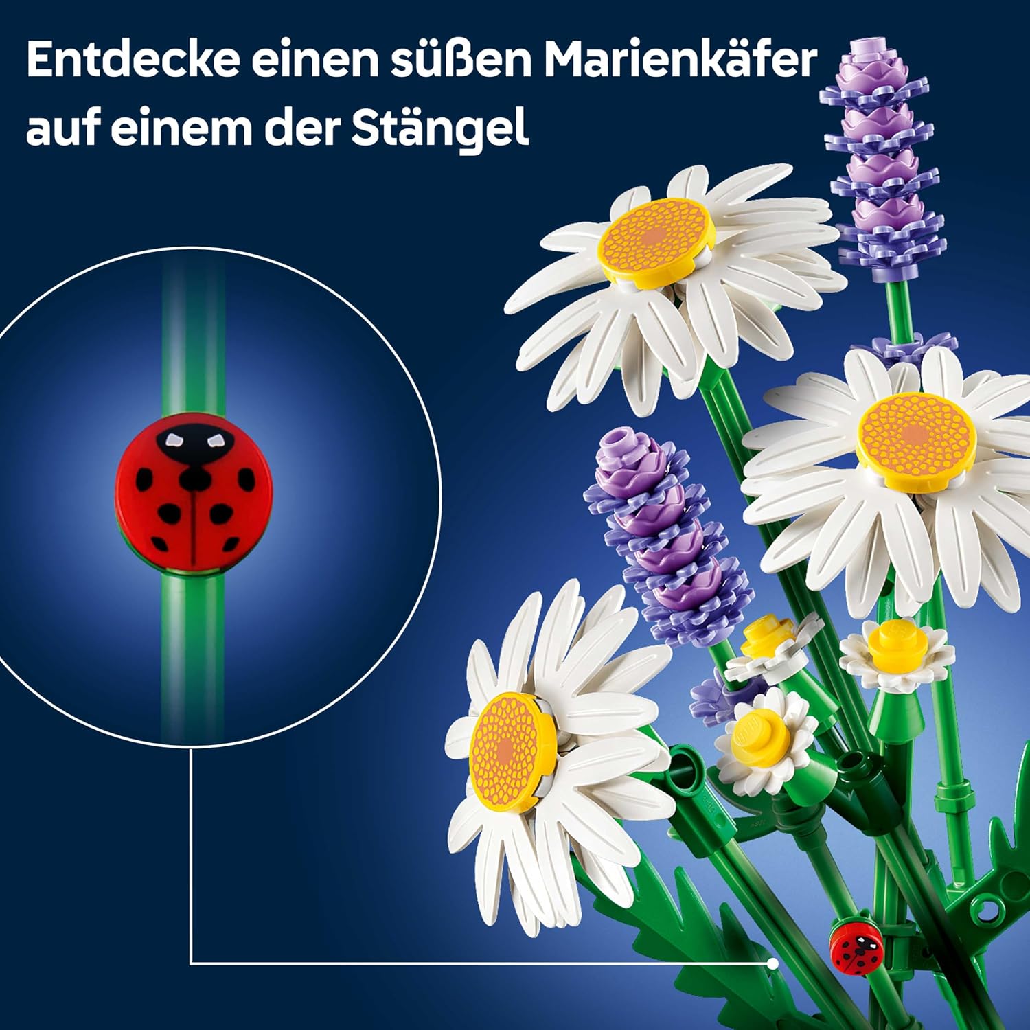 Thumbnail 4 de LEGO Botanicals Gänseblümchen – Strauß aus künstlichen Blumen (11508)