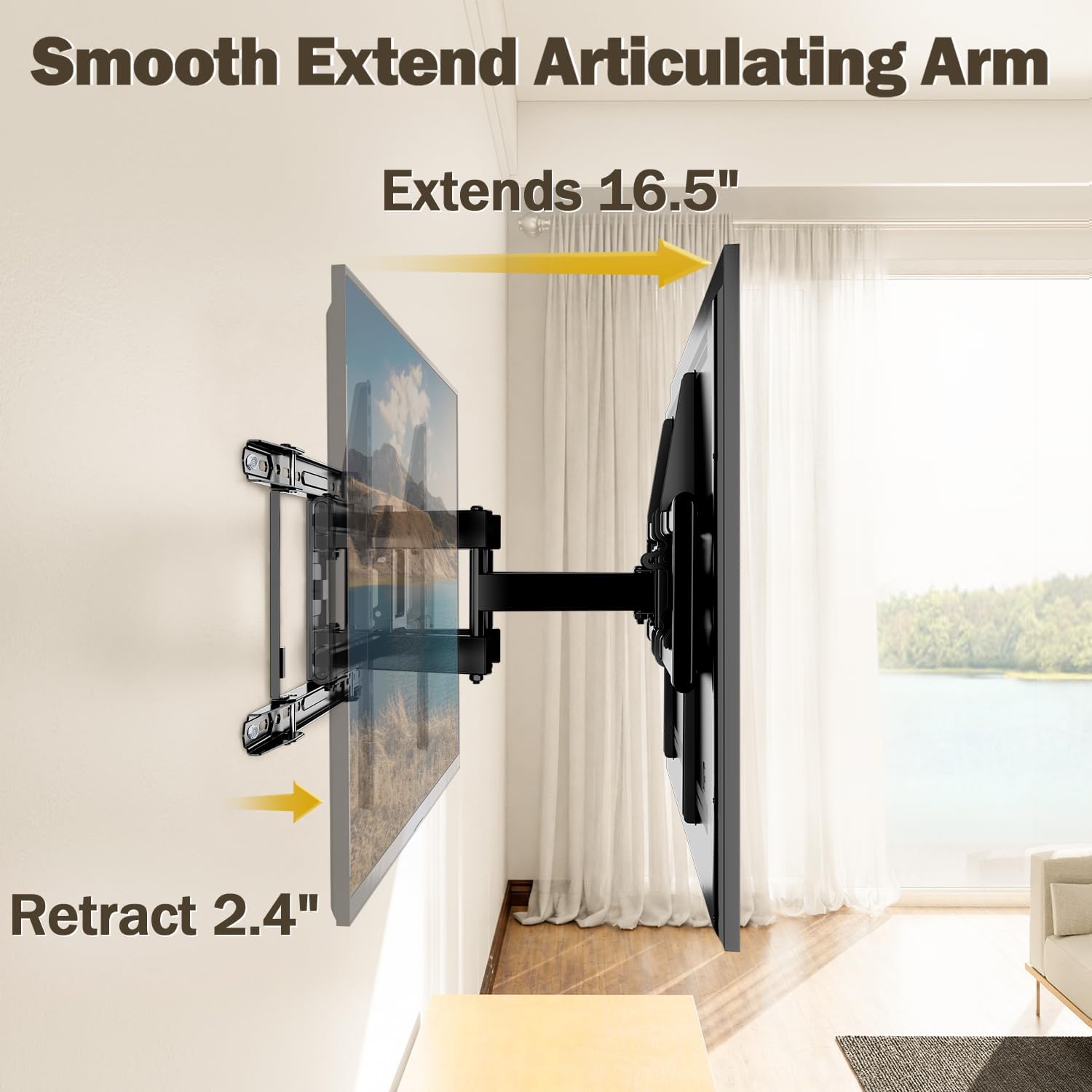 Detalle 2 de Mounting Dream Full Motion TV Wall Mount
