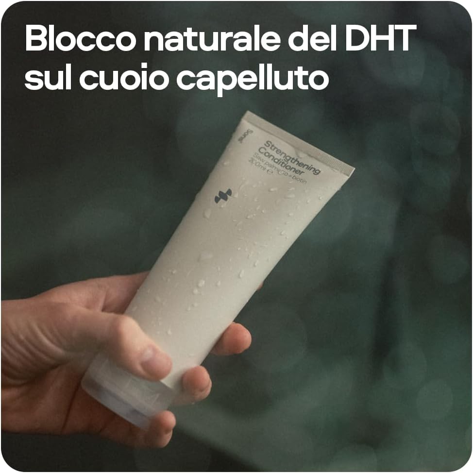 Detalle de Sons Shampoo e Balsamo Anti Caduta per Capelli – 2x200 ml, con Saw Palmetto per crescita e corpo dei capelli