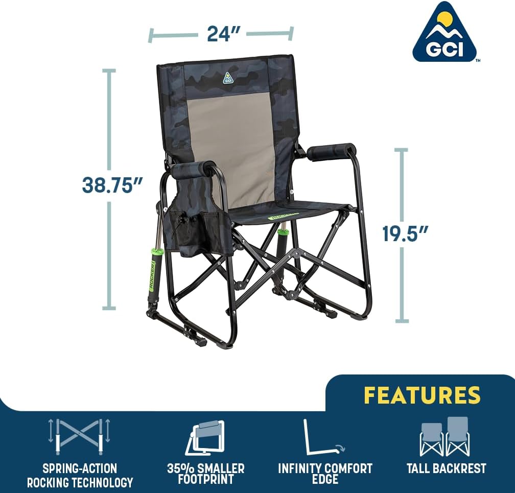 Thumbnail 1 de GCI Outdoor Rocker Stowaway - Stealth Camouflage