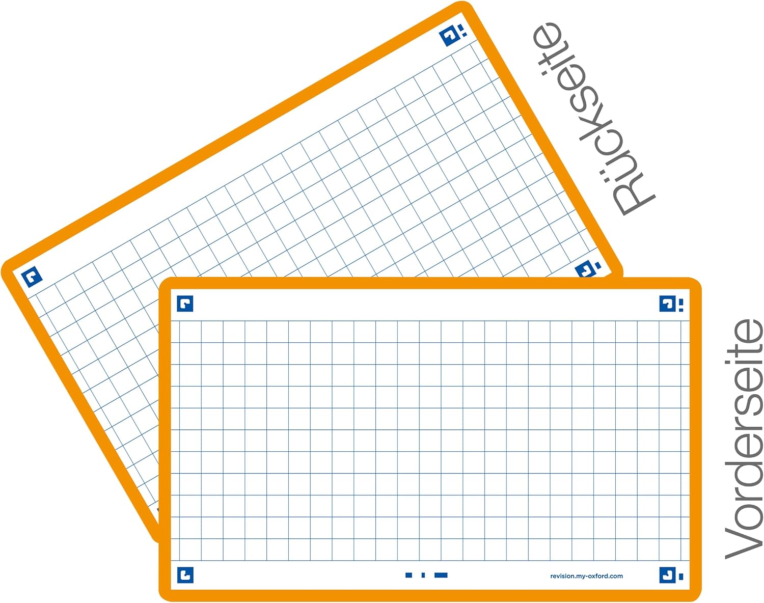 Thumbnail 2 de Oxford 400133870 flashkort A7, rutade 5 mm, orange, 80-pack
