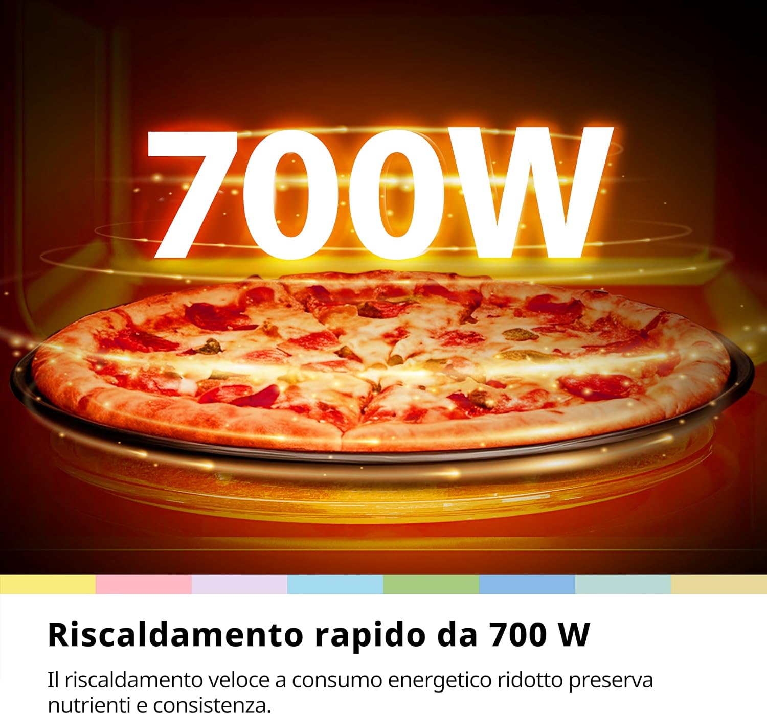 Thumbnail 3 de COMFEE' Forno a Microonde Digitale 20L 700W: 11 livelli, 6 menu automatici e memoria, design compatto
