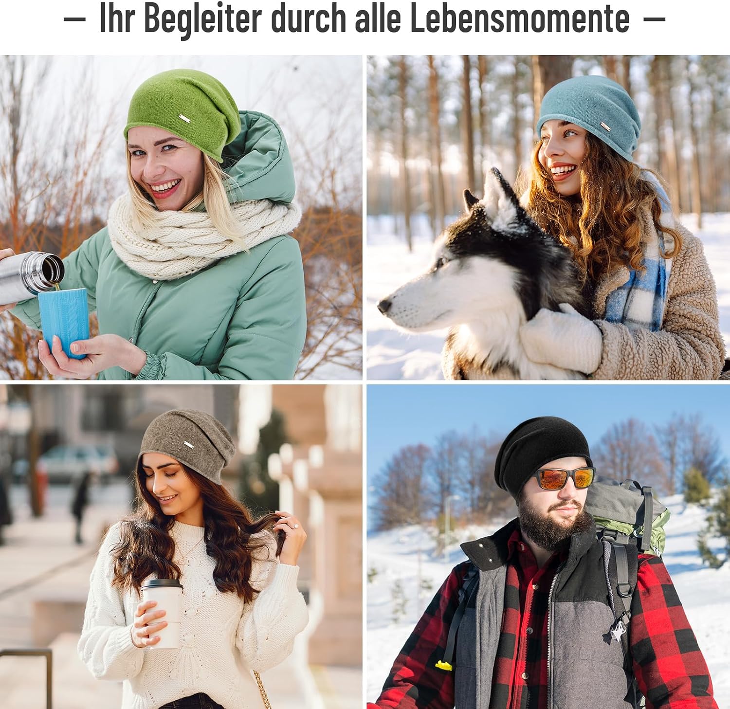 Thumbnail 5 de HAMUNI Mütze Australische Wolle 100%