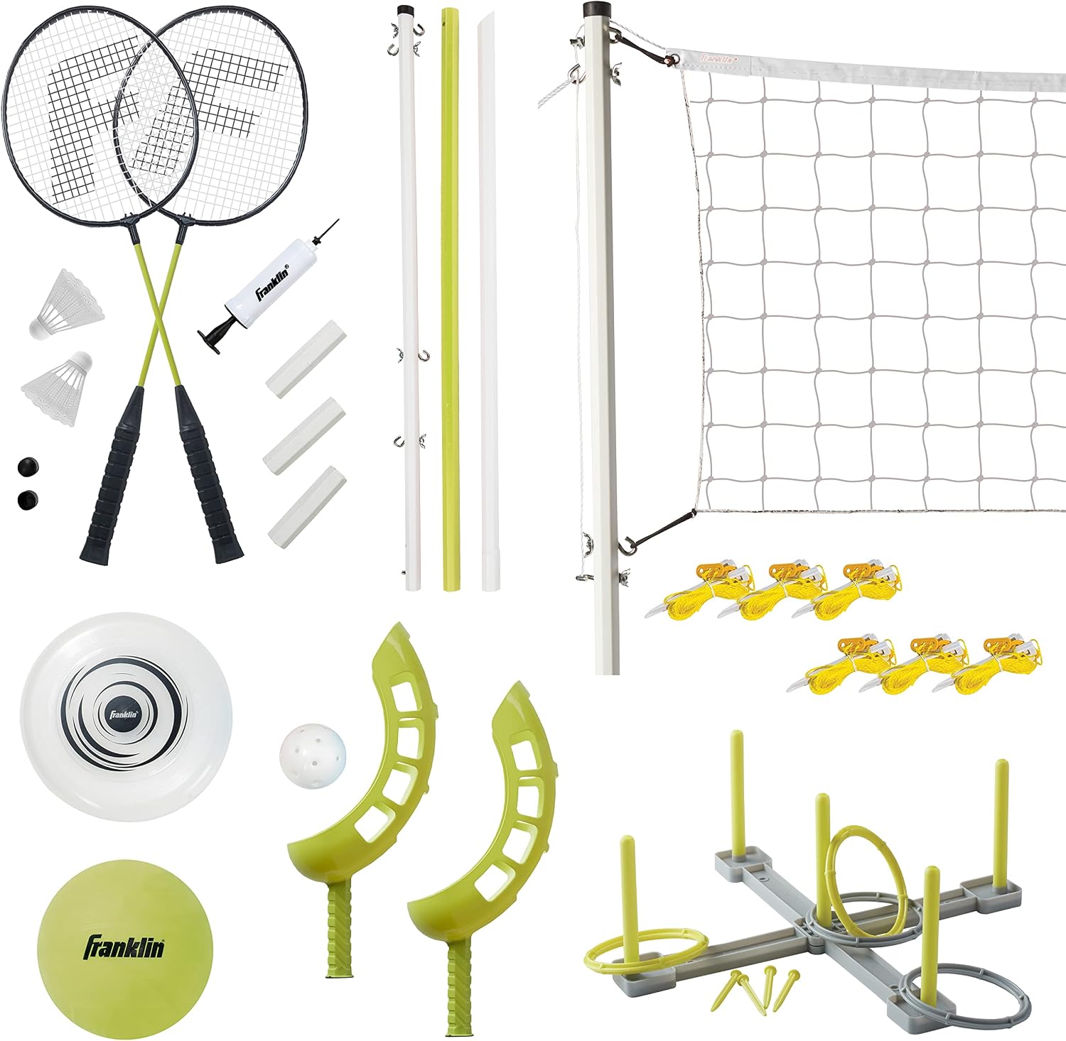 Detalle de Franklin Sports Outdoor Game Set, 5-Game Combo