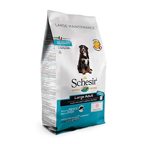 Thumbnail 1 de Schesir Cibo Secco per Cani Adulti di Taglia Grande al Gusto Pesce – Linea Mantimento, Sacco da 12Kg
