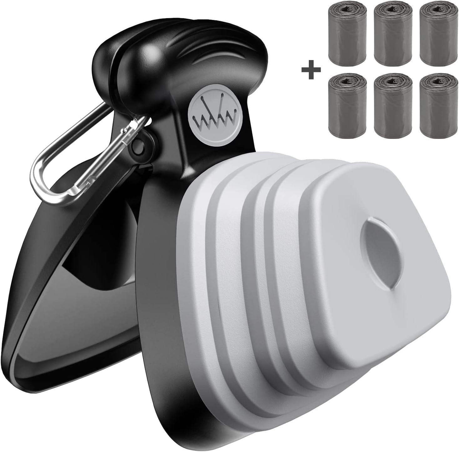 ORIA Dog Poop Scooper Portable with 6 Bags