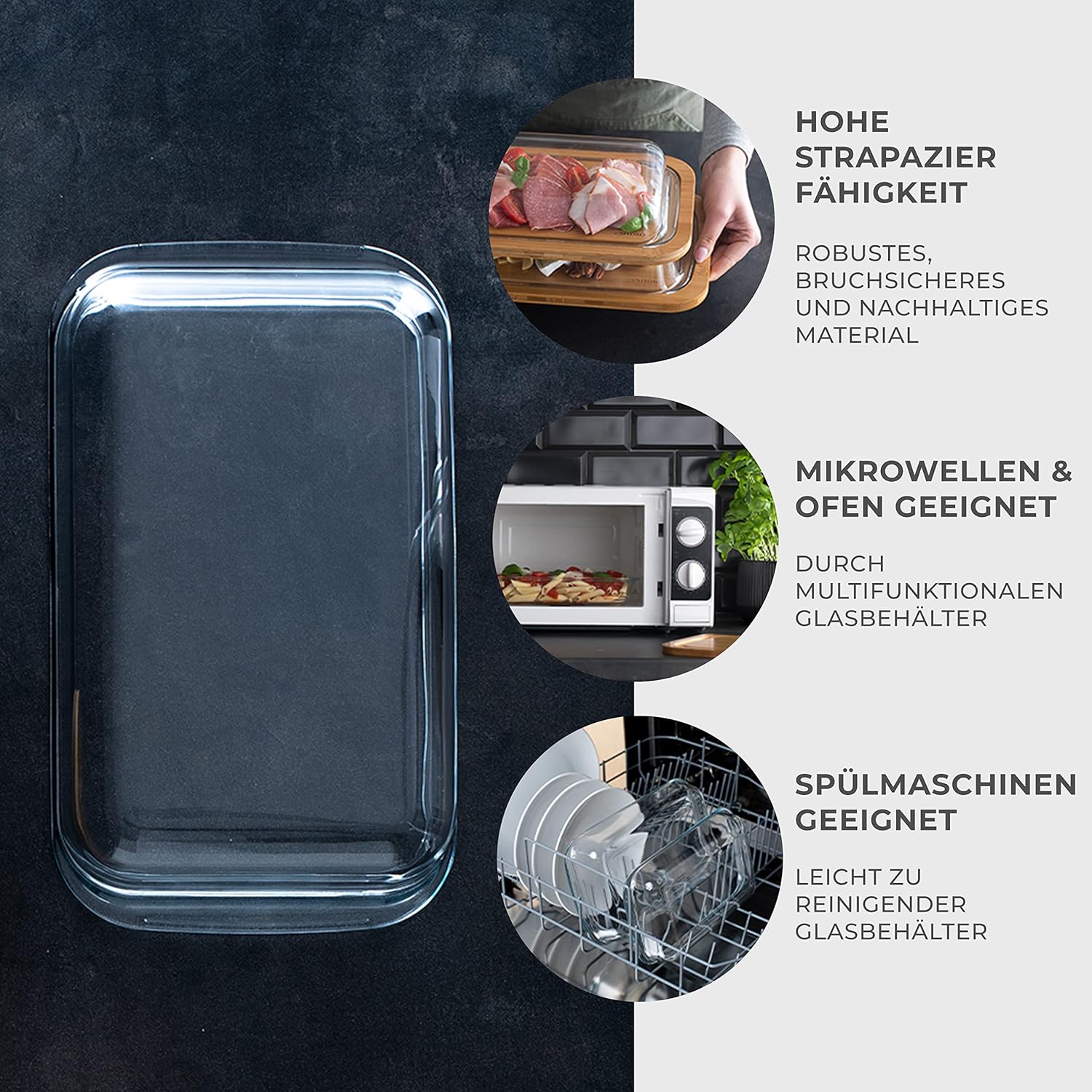 Thumbnail 2 de Exitoso Juego de Cajas para Untar de Bambú y Cristal 🥣