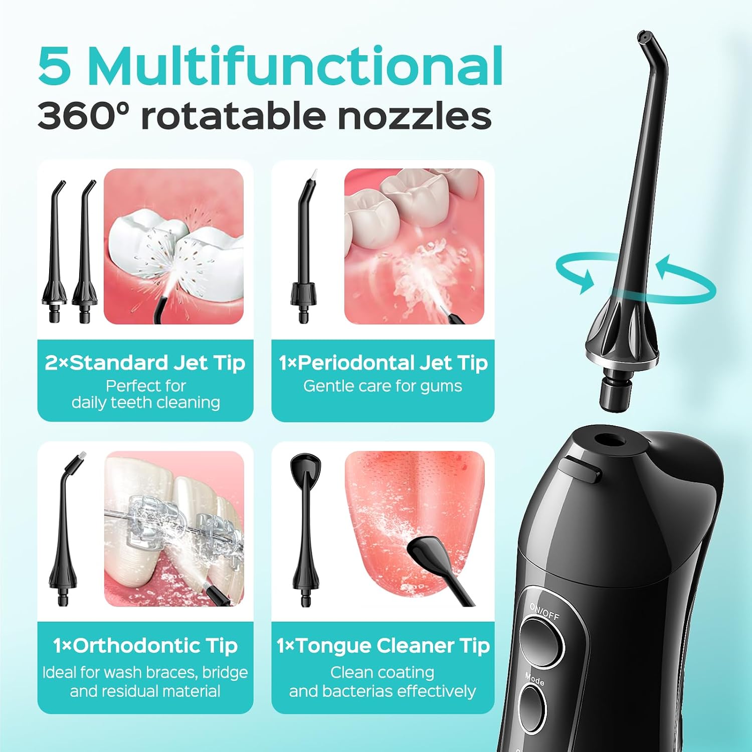 Thumbnail 5 de COSLUS Water Dental Flosser 300ML