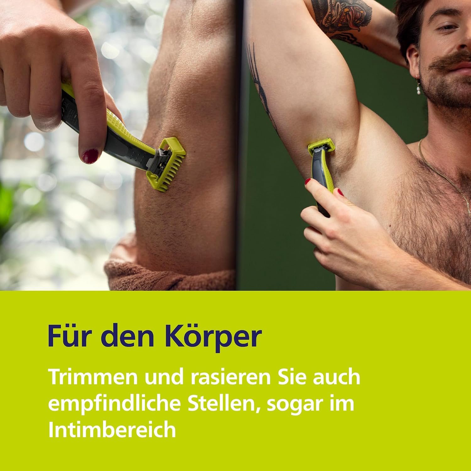 Detalle de PHILIPS OneBlade 360 3 Aufsätze 🪒