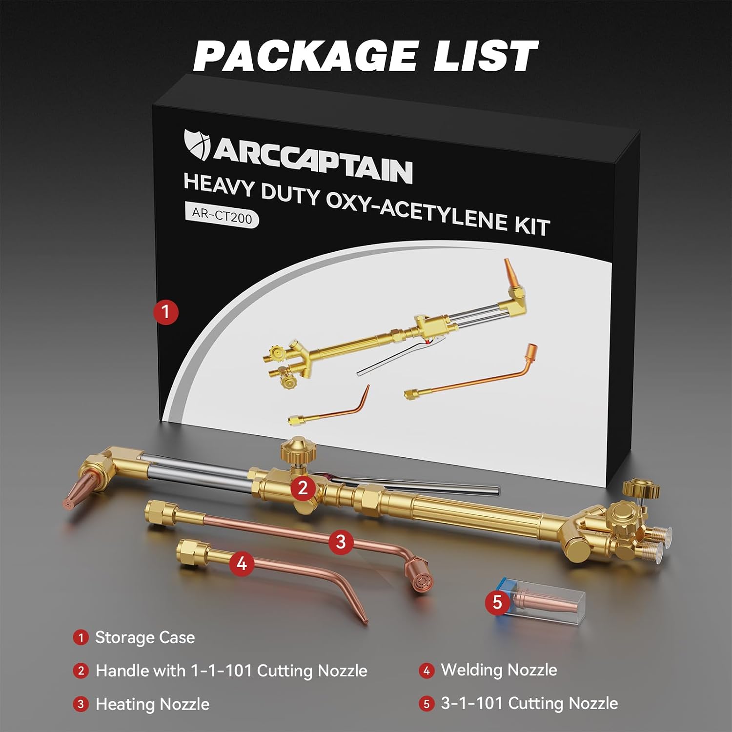 Thumbnail 6 de ARCCAPTAIN Oxy-acetylene cutting torch kit CA2460