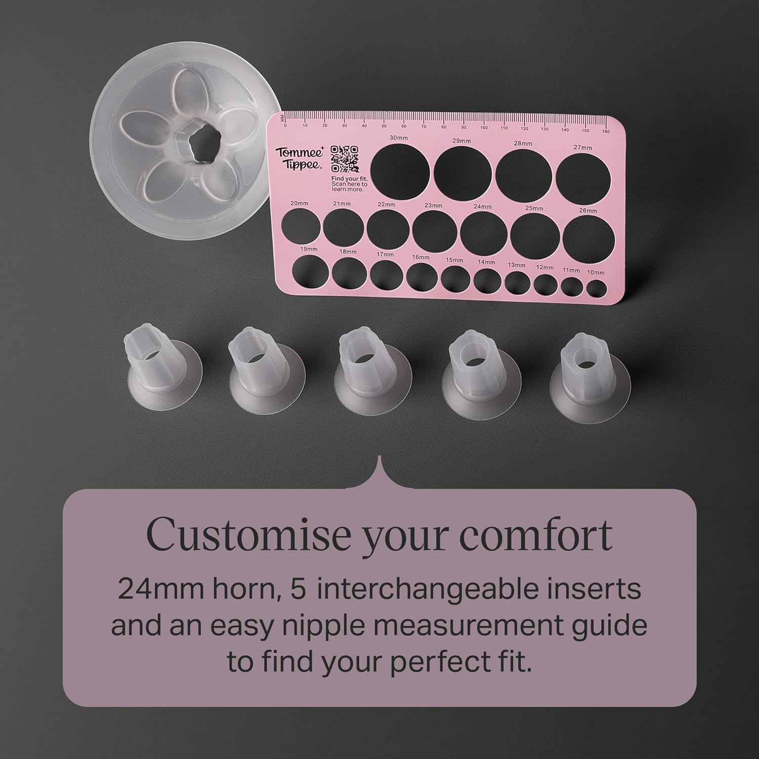 Detalle de Tommee Tippee Manual Breast Pump: Soft Silicone Comfort and On-the-Go Convenience