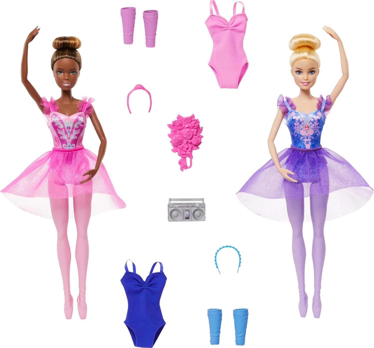 Thumbnail 1 de Barbie HXC37 Estudio de Ballet con 2 Muñecas y Accesorios 🩰