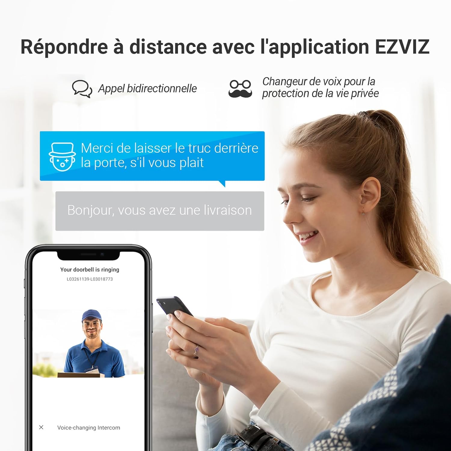 Detalle 2 de EZVIZ EP7 Interphone Vidéo 2K sans Fil