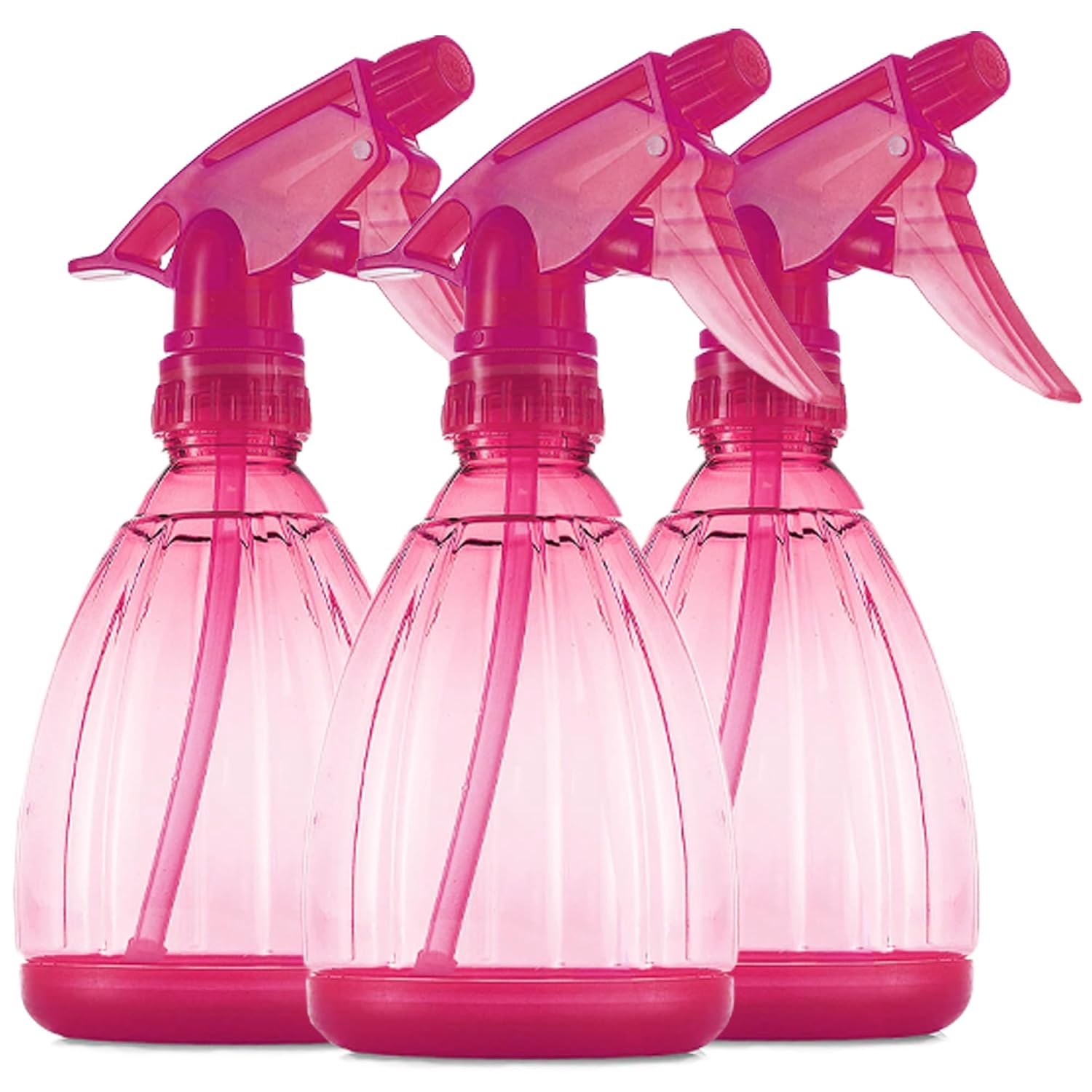 Thumbnail 6 de DilaBee 12oz Plastic Spray Bottles (3-Pack) with Adjustable Nozzle for Hair, Gardening, Cleaning, and More