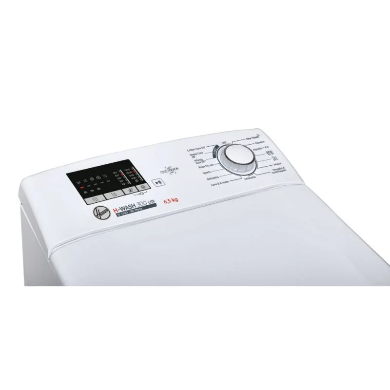 Detalle 2 de Hoover H3T 265LE/1-37, lavadora de carga superior de 6,5 kg y 1200 rpm