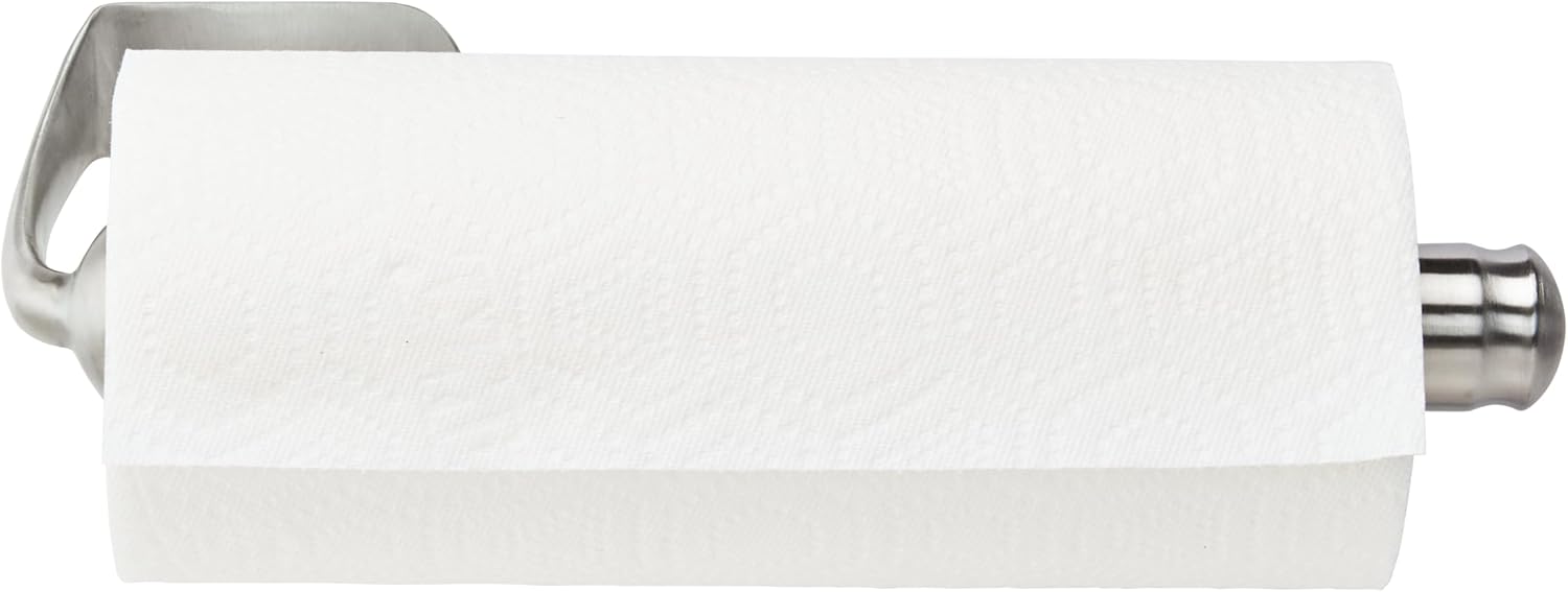 Detalle de Kamenstein Perfect Tear Wall Mount Paper Towel Holder (14-Inch), Brushed Silver Metal Finish