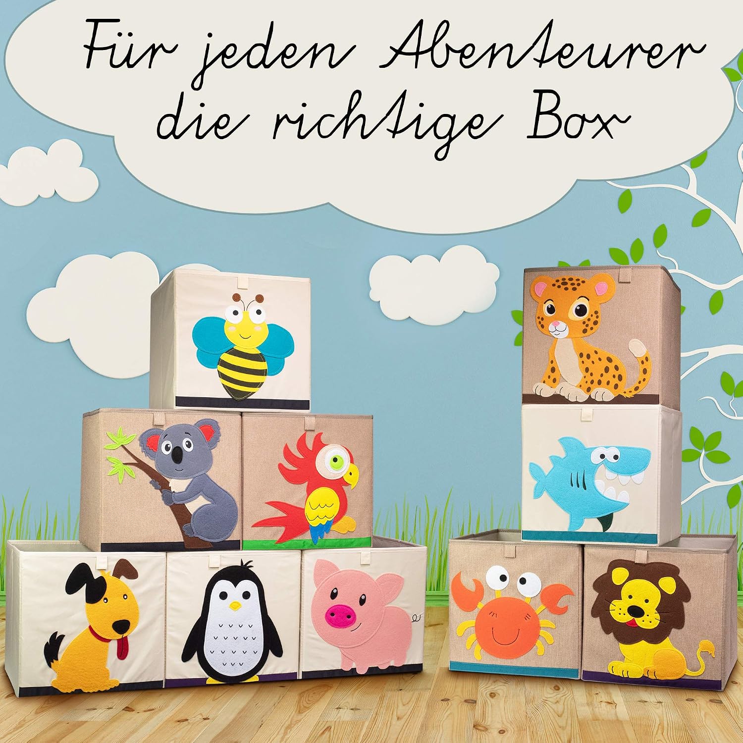 Thumbnail 6 de LIFENEY Aufbewahrungsbox Kinder 33x33x33 cm
