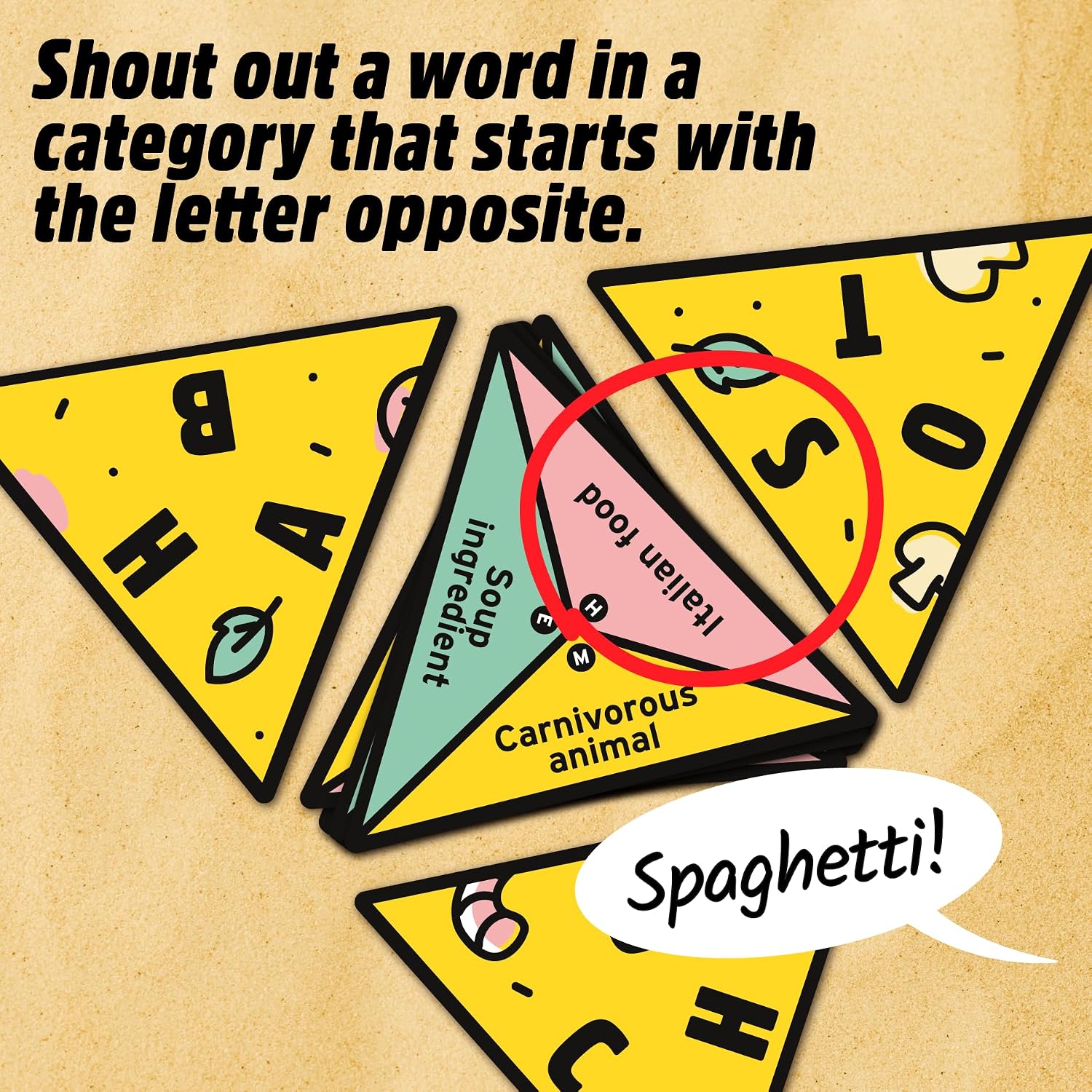 Detalle 2 de Big Potato P for Pizza: Family Card Game