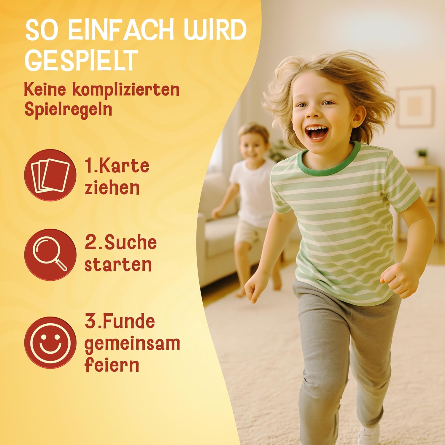 Detalle 2 de LIKARTO Entdeckerkarten Kinder Indoor - 55 Spielkarten